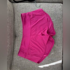 Speed Up low rise lined short 2.5 size 10 sonic pink